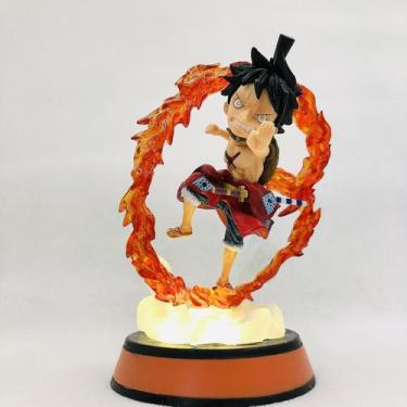 Imagem de Anime Figure Booster Q Version Luffy Roronoa Zoro Ace - Gloome Store