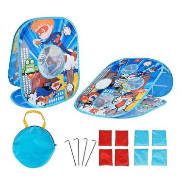 Imagem de Conjunto de jogos Sandbag Toss para crianças ao ar livre jogando brinq