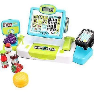 Imagem de Supermercado de brinquedos com caixa registradora com scanner fotoacús