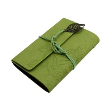 Imagem de Caderno Criativo Retro Em Couro PU Com Folhas Soltas Para Estudantes, 