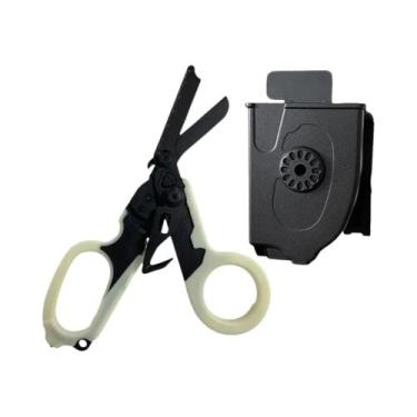 Imagem de Tesoura Tática Dobrável Raptor: Ferramenta EDC De Sobrevivência Para P