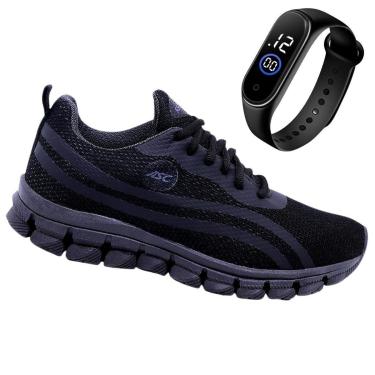 Imagem de Tênis Acsencion Esportivo Lege 21 Cross Academia Caminhada Treino + Relógio Casual Digital-Unissex