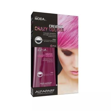 Imagem de Tonalizante Pink Hidratação 120g Alfaparf Creative Crazy Colors Sem Amônia