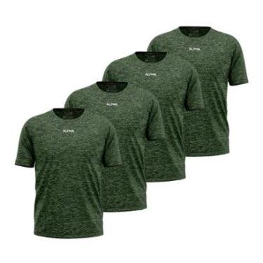 Imagem de Kit 4 Camisetas Dry Alpha Co Masculina-Masculino