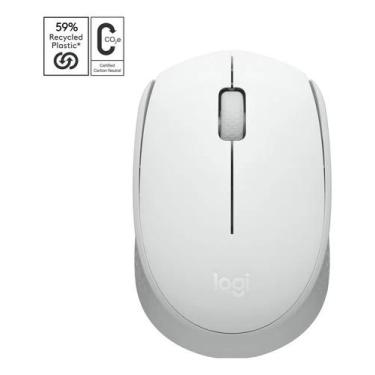 Imagem de Mouse Sem Fio M170 Com Pilha Branco Logitech - Congratulations Store