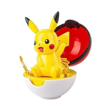 Imagem de Pikachu Pokeball Pokemon: Bonecos De Anime E Desenhos Animados Transfo