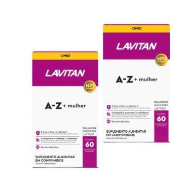 Imagem de Kit 2 Polivitamínico Lavitan A-Z Mulher com 60 Comprimidos - CIMED