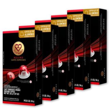 Imagem de 50 Cápsulas Café Nespresso Máxima 3 Corações - 11592