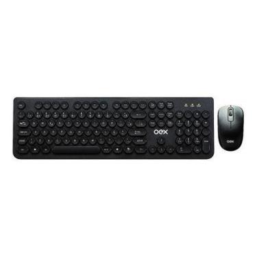 Imagem de Kit Teclado E Mouse Sem Fio Oex - Tm410