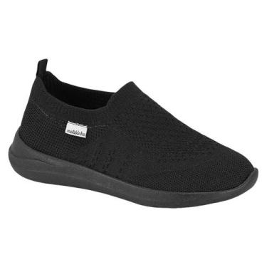 Imagem de Tênis Meia Molekinha Slip On Menina Infantil Confortável e Prático, Pr