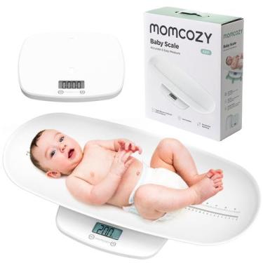 Imagem de Balança de bebê Momcozy AZ01 multifuncional 150 kg 60 cm LED