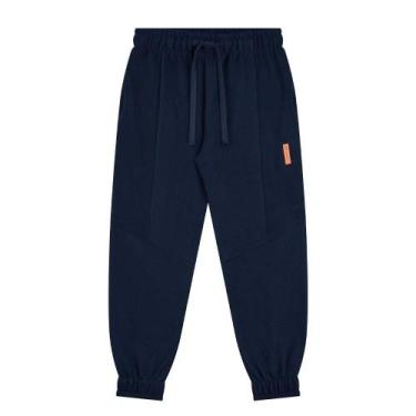 Imagem de Calça infantil menino moletinho marinho lamon - Kamylus Lamon, 4