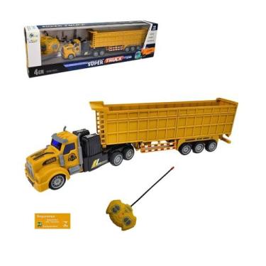 Imagem de Caminhao Super Truck Controle Remoto Toyking Carroceria Cabine Avancad