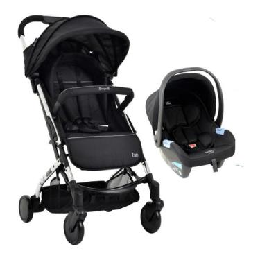 Imagem de Carrinho de Bebê Zap e Bebê Conforto Burigotto Passeio Portátil Mala A