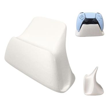 Imagem de Suporte para Controle de Videogame Leva Pra Malhar Gamer-2 Universal Base de Mesa Compacto Branco