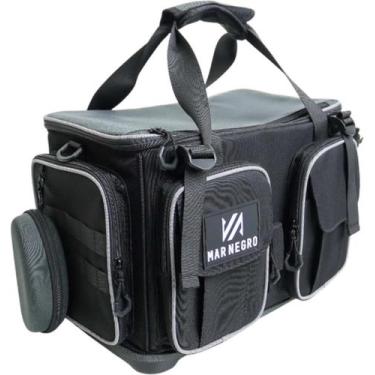 Imagem de Bolsa Mar Negro Anglers com 4 Estojos (37x28x24cm), Preto