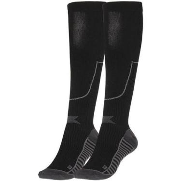 Imagem de Meia Running 3/4 Compressão 15006 Cor:PretaTamanho:M 37-40 - Lupo, Pre