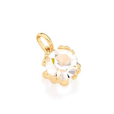 Imagem de Pingente solitário com zircônia Branco-541662-Rommanel Cor: Branco