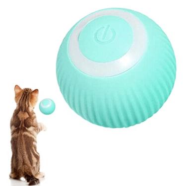 Imagem de Brinquedo de bola de gato recarregável – Bola de brinquedo interativa inteligente para gatos – Brinquedos interativos recarregáveis por USB, instinto de caça para o seu gatinho Yuje