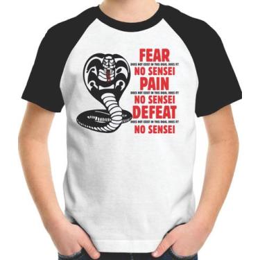Imagem de Camiseta Infantil Cobra Kai Fear No Sensei - Casa Mágica