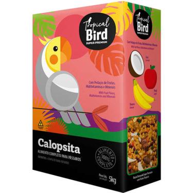 Imagem de Ração Extrusada Tropical Bird Super Premium com Frutas Tropicais para Calopsita - 5 Kg