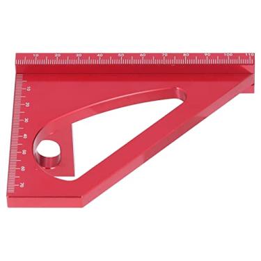 Imagem de Calibre de esquadria de liga de alumínio de aplicação ampla Medidor de ângulo de sela para medição