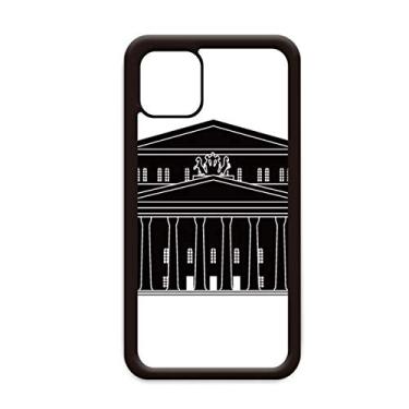 Imagem de Capa The Moscow Theatre Outline Pattern para iPhone 11 Pro Max para Apple Mobile Case Shell