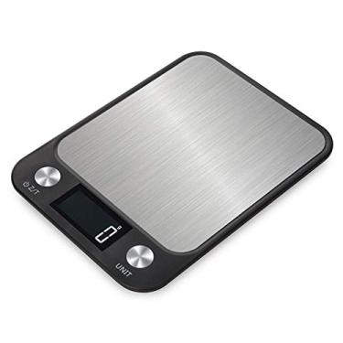 Imagem de balanças de cozinha digitais, balanças de cozinha balança alimentar multifuncional de alta precisão display lcd de pesagem digital pesagem precisa cozinhar em casa cozimento fácil de limpar