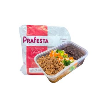 Imagem de Embalagem Descartável Marmita Fitness Pote C Tampa 750ml 24u