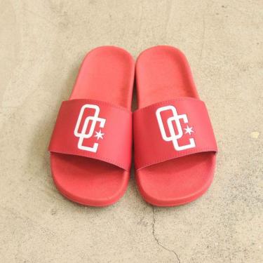 Imagem de Chinelo Overcome "Logo" Vermelho-Unissex