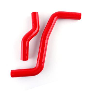 Imagem de JOIUYOLJ Kit de mangueira de radiador de silicone de 3 camadas compatível com Toyota Corolla Levin AE111 AE101G 4A-GE 20V... (vermelho)