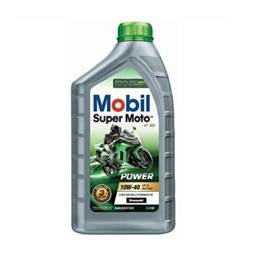 Imagem de Óleo Para Motor de Moto 10W40 4T MX Semi Sintético Mobil Super Moto