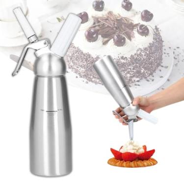 Imagem de Garrafa Sifão Chantilly Alumínio 500 Ml Gourmet Profissional