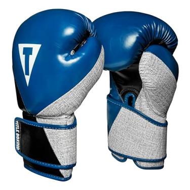 Imagem de Luva de Boxe e Muay Thai Boxing Prime Title - Azul - 12Oz