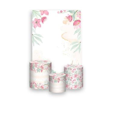 Imagem de Painel De Festa Vertical 1,50 x 2,20 + Trio De Capas Cilindro - Jardim