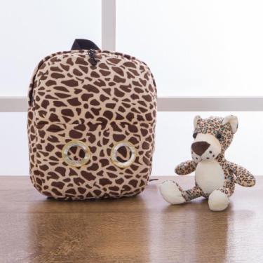 Imagem de Mochila Infantil Com Ursinho de Pelucia Creche Voltas as Aulas - DJB E