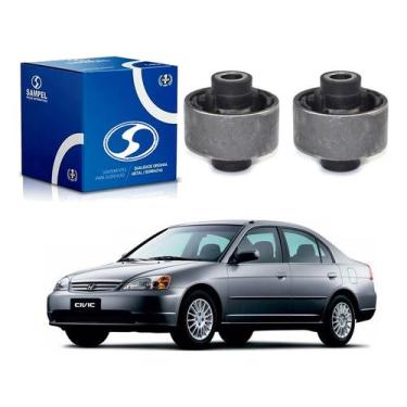Imagem de Par Bucha Bandeja Balança Dianteira Civic 1.7 2001 A 2003 - Sampel