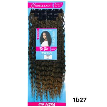 Imagem de Aplique Bio Fibra Tic Tac Cacheado Longo 3 Peças 75cm Sophia - bbless,