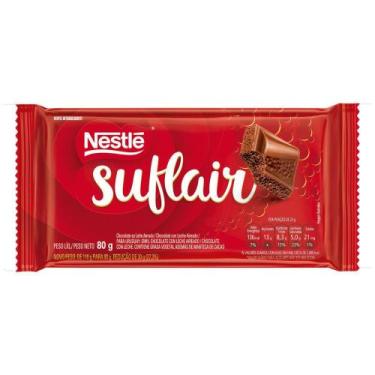 Imagem de Tablete chocolate ao leite nestle suflair 80g - 16 unidades - NESTLE B