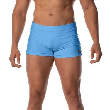 Imagem de Sunga Original Lisa Natação Praia Masculina Azul Boxer - w2store, Masc