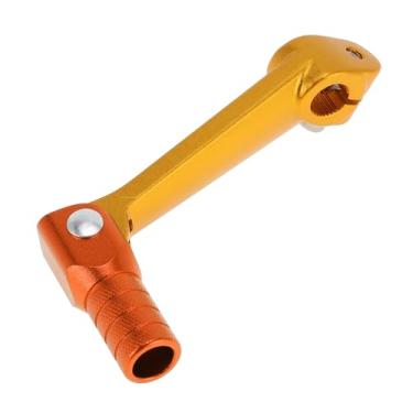 Imagem de Hihaha Alavanca de câmbio dobrável de motocicleta para Bosuer M5 Alavanca de mudança de pedal de liga de alumínio Braço dourado laranja