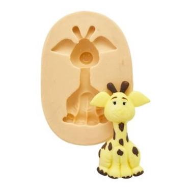 Imagem de Molde de silicone girafa pequena, resina, confeitaria, biscuit molds planet