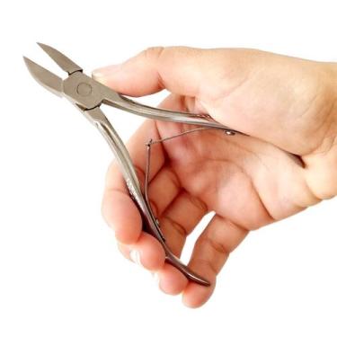 Imagem de Alicate De Unha Inox Profissional Curvo Tipo Edel Solingen - KYE