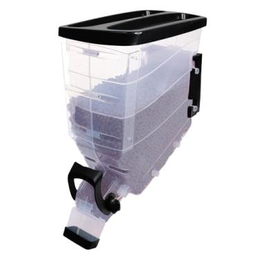 Imagem de Dispenser de Ração para Parede, 40 Litros, com Alavanca Dosadora, 67 x 60 x 23 cm indeal para mercearias e casas de ração porta ração