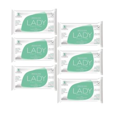 Imagem de Kit C6 Lenço Íntimos Clean Side  Lady Personalidade - Eurofral Indust 
