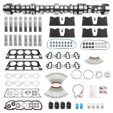 Imagem de 5.3L Engine AFM DOD Lifters Kit de eixo de cames e conjunto de juntas de cabeça MLS com parafuso, compatível com GMC Chevrolet 2007-2013 2005-2009 Buick Isuzu Saab, adequado para motor de válvula 5.3