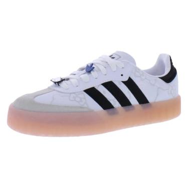 Imagem de adidas Tênis feminino Sambae, Branco/preto/rosa e branco, 40