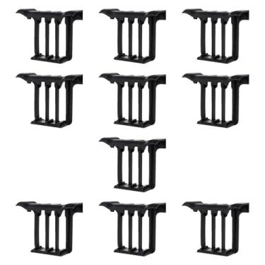 Imagem de IEUDNS 10 peças de clipes de drenagem de painel solar, limpeza de módulo fotovoltaico, remoção de água parada, clipes de guia de solução de drenagem de água, 35mm