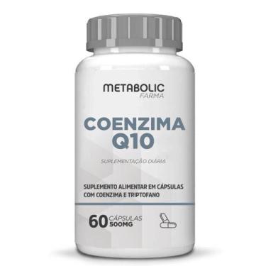 Imagem de Coenzima Q10 Pura Materia prima Importada 60cáps Metabolic Farma