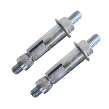 Imagem de Kit 2 Chumbador CB Parabolt Com Prisioneiro 5/16X75" Bucha Aço Fixação